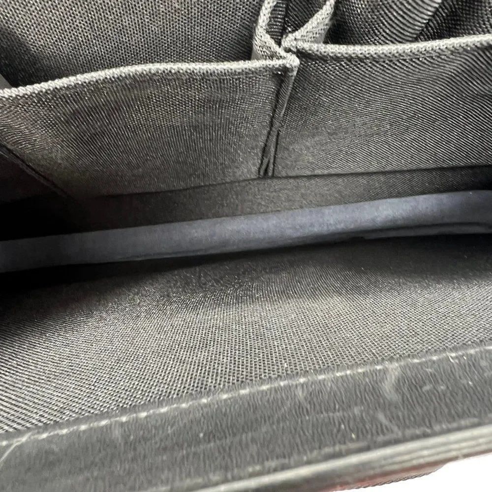 Jack Georges Black Elements Briefcase with Key & Tag